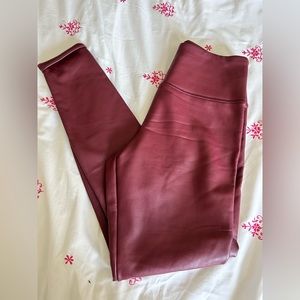 Hollister faux leather leggings